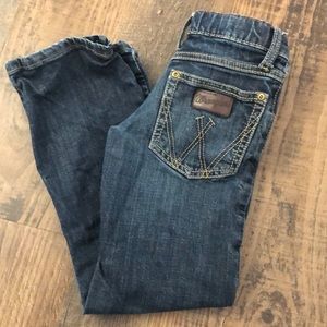 Wrangler relaxed boot boys jeans size 8slim